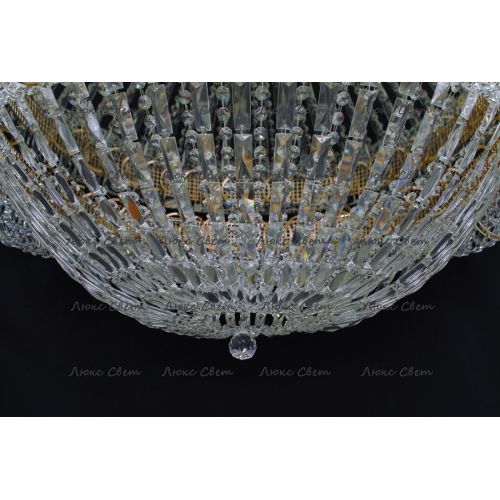 Люстра Кольцо купол 2 - 1000 мм пластина  в Магнитогорске Гусь Хрустальный