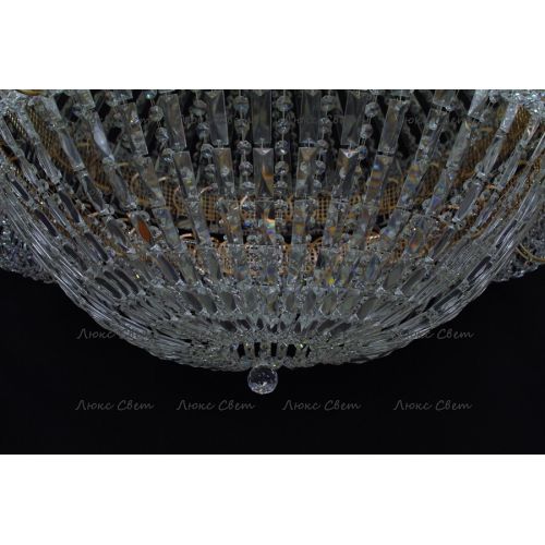 Люстра Кольцо купол 2 - 1000 мм пластина  в Магнитогорске Гусь Хрустальный