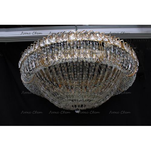 Люстра Кольцо купол 2 - 1000 мм пластина  в Магнитогорске Гусь Хрустальный