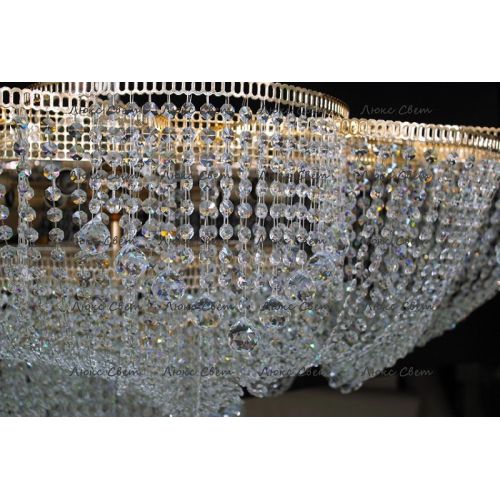 Люстра Лотос 1500 мм в Магнитогорске Гусь Хрустальный