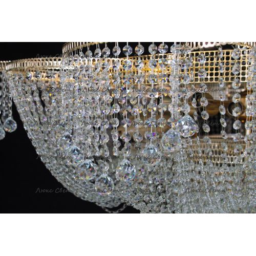 Люстра Лотос 1500 мм в Магнитогорске Гусь Хрустальный