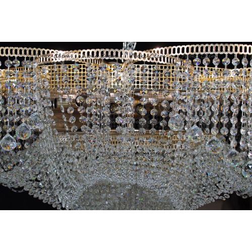 Люстра Лотос 1500 мм в Магнитогорске Гусь Хрустальный