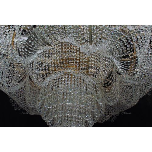 Люстра Лотос 1500 мм в Магнитогорске Гусь Хрустальный