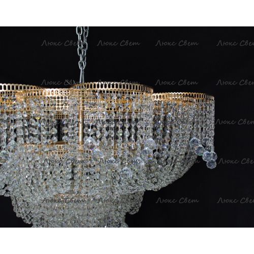 Люстра Лотос 1000 мм  в Магнитогорске Гусь Хрустальный