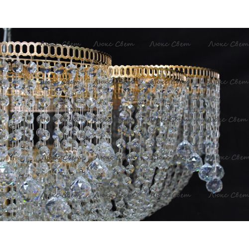 Люстра Лотос 1000 мм  в Магнитогорске Гусь Хрустальный