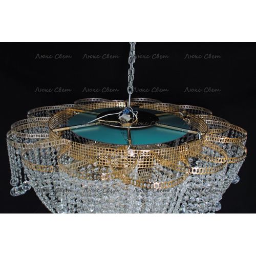 Люстра Лотос 1000 мм  в Магнитогорске Гусь Хрустальный