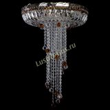 Люстра Анжелика №2 длинная шар 30 мм чайная  в Магнитогорске