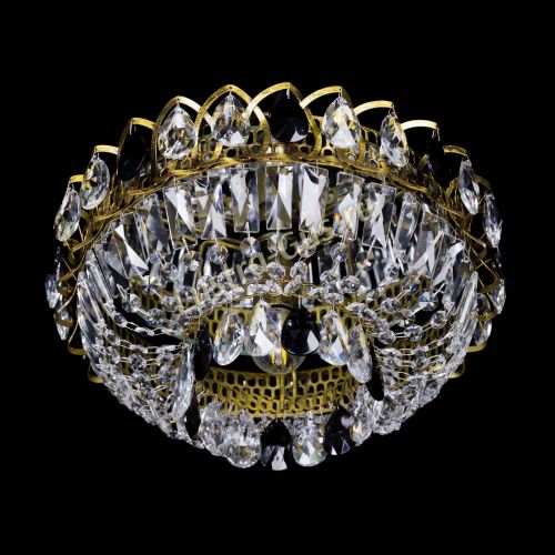 Люстра Астра Бутон №1 черная под бронзу в Магнитогорске Гусь Хрустальный