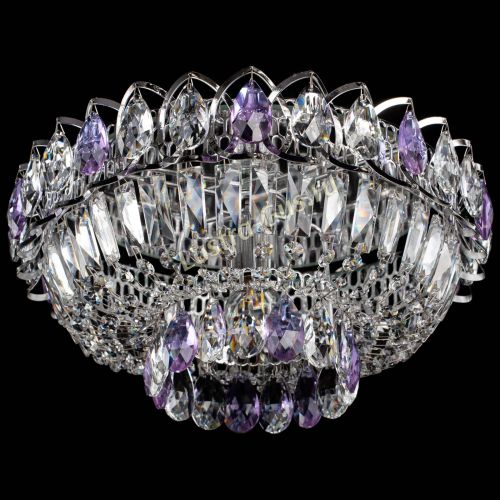 Люстра Астра Бутон №1 фиолетовая в Магнитогорске Гусь Хрустальный