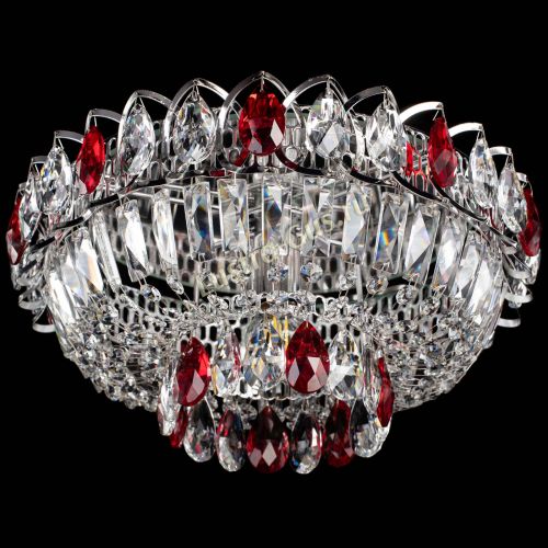 Люстра Астра Бутон №1 красная в Магнитогорске Гусь Хрустальный