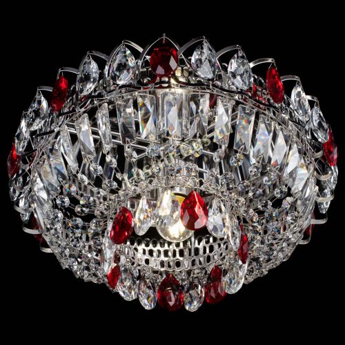 Люстра Астра Бутон №1 красная в Магнитогорске Гусь Хрустальный