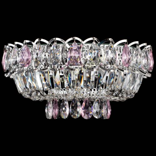 Люстра Астра Бутон №1 розовая в Магнитогорске Гусь Хрустальный