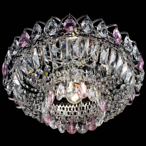 Люстра Астра Бутон №1 розовая в Магнитогорске Гусь Хрустальный