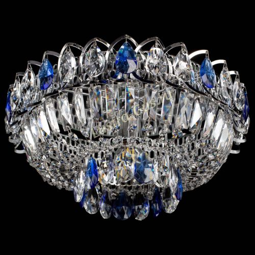 Люстра Астра Бутон №1 синяя в Магнитогорске Гусь Хрустальный