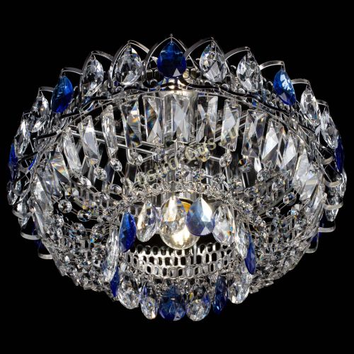 Люстра Астра Бутон №1 синяя в Магнитогорске Гусь Хрустальный