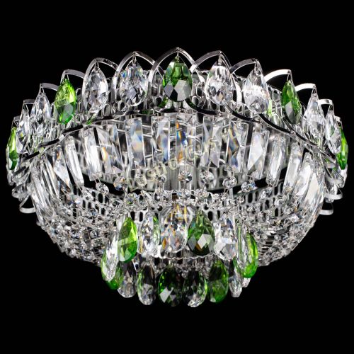 Люстра Астра Бутон №1 зеленая в Магнитогорске Гусь Хрустальный