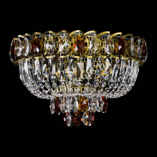 Люстра Астра Бутон №3 чайная под бронзу в Магнитогорске Гусь Хрустальный