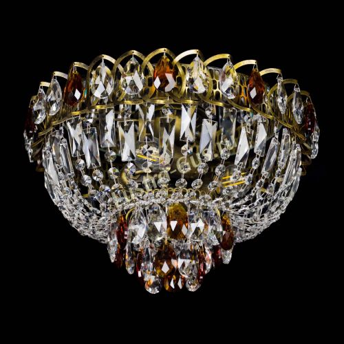 Люстра Астра Бутон №3 чайная под бронзу в Магнитогорске Гусь Хрустальный