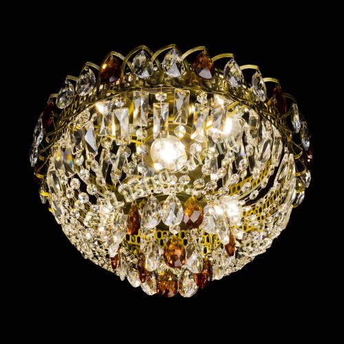 Люстра Астра Бутон №3 чайная под бронзу в Магнитогорске Гусь Хрустальный