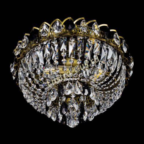 Люстра Астра Бутон №3 черная под бронзу в Магнитогорске Гусь Хрустальный