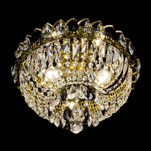 Люстра Астра Бутон №3 черная под бронзу в Магнитогорске Гусь Хрустальный