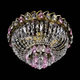 Люстра Астра Бутон №3 розовая под бронзу в Магнитогорске