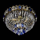 Люстра Астра Бутон №3 синяя под бронзу в Магнитогорске