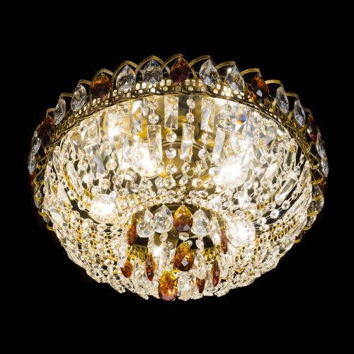 Люстра Астра Бутон №5 чайная под бронзу в Магнитогорске Гусь Хрустальный