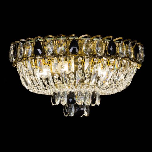 Люстра Астра Бутон №5 черная под бронзу в Магнитогорске Гусь Хрустальный