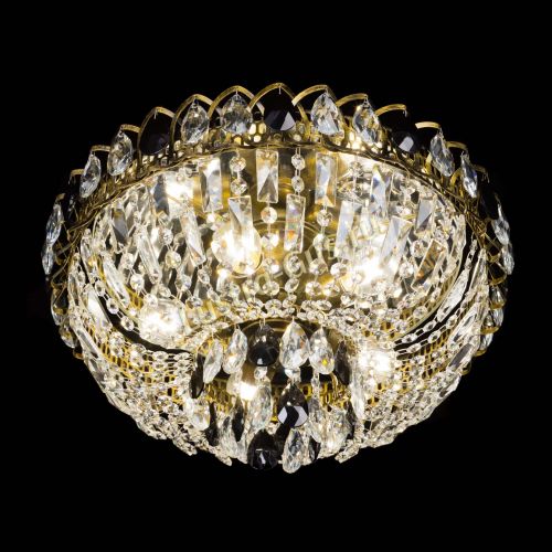 Люстра Астра Бутон №5 черная под бронзу в Магнитогорске Гусь Хрустальный