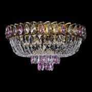 Люстра Астра Бутон №5 розовая под бронзу