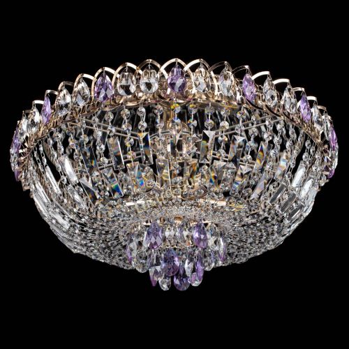 Люстра Астра Бутон №5 фиолетовая в Магнитогорске Гусь Хрустальный