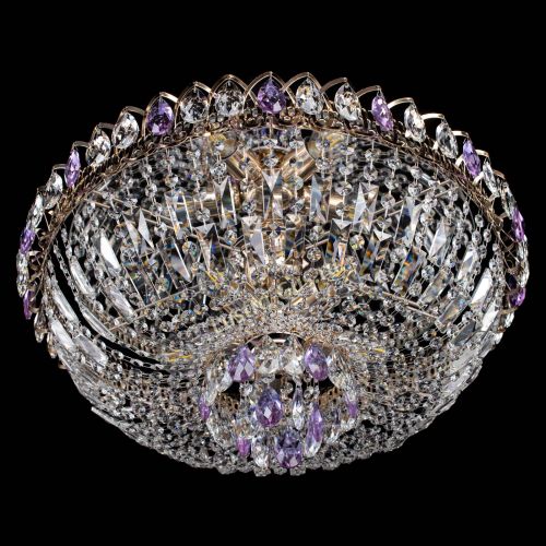 Люстра Астра Бутон №5 фиолетовая в Магнитогорске Гусь Хрустальный