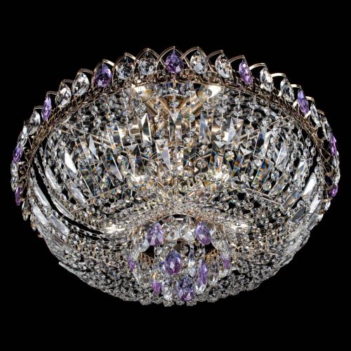 Люстра Астра Бутон №5 фиолетовая в Магнитогорске Гусь Хрустальный