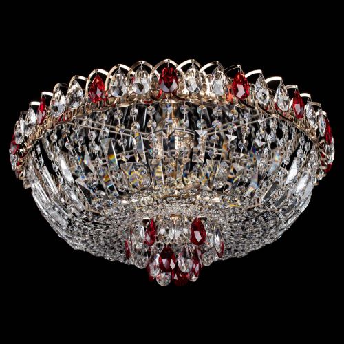 Люстра Астра Бутон №5 красная в Магнитогорске Гусь Хрустальный