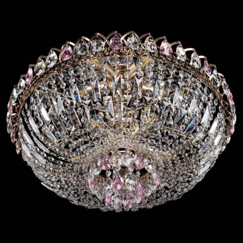 Люстра Астра Бутон №5 розовая в Магнитогорске Гусь Хрустальный