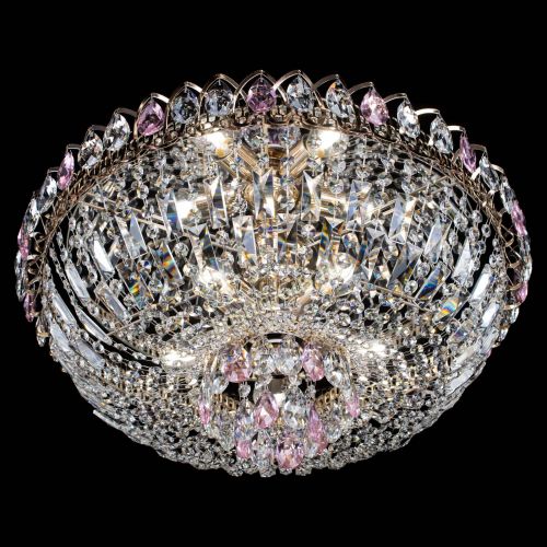 Люстра Астра Бутон №5 розовая в Магнитогорске Гусь Хрустальный