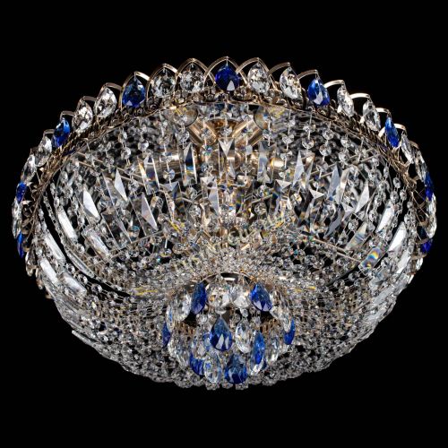 Люстра Астра Бутон №5 синяя в Магнитогорске Гусь Хрустальный