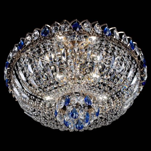 Люстра Астра Бутон №5 синяя в Магнитогорске Гусь Хрустальный