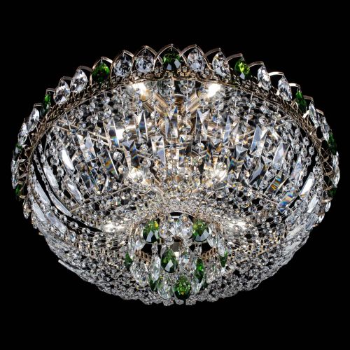 Люстра Астра Бутон №5 зеленая в Магнитогорске Гусь Хрустальный