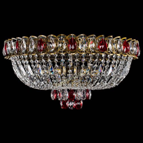 Люстра Астра Бутон №6 под бронзу Красная в Магнитогорске Гусь Хрустальный