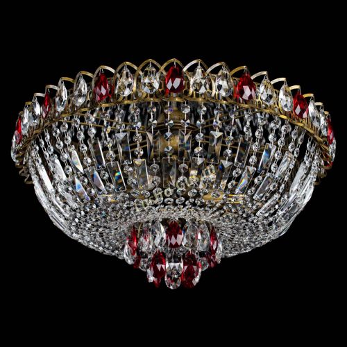 Люстра Астра Бутон №6 под бронзу Красная в Магнитогорске Гусь Хрустальный