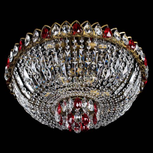 Люстра Астра Бутон №6 под бронзу Красная в Магнитогорске Гусь Хрустальный