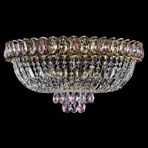 Люстра Астра Бутон №6 под бронзу Розовая в Магнитогорске Гусь Хрустальный