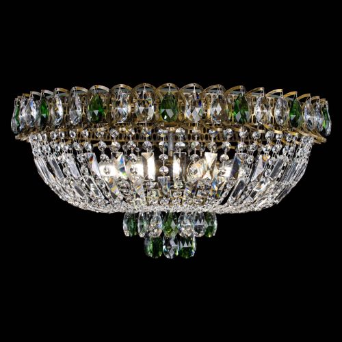 Люстра Астра Бутон №6 под бронзу Зеленая в Магнитогорске Гусь Хрустальный