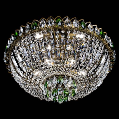 Люстра Астра Бутон №6 под бронзу Зеленая в Магнитогорске Гусь Хрустальный