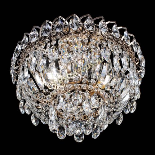 Люстра Астра Шар №3 с журавликами в Магнитогорске Гусь Хрустальный