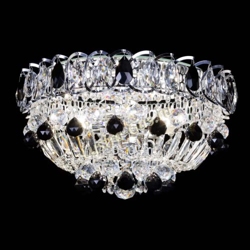 Люстра Астра Шар №3 Черная в Магнитогорске Гусь Хрустальный