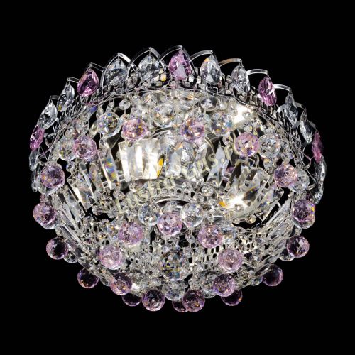 Люстра Астра Шар №3 Розовая в Магнитогорске Гусь Хрустальный