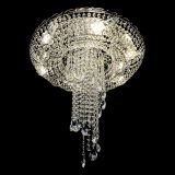 Люстра Диана №1, диаметр - 500 мм, цвет - серебро, Люстры Гусь Хрустальный Люстра Диана №1, диаметр - 500 мм, цвет - серебро, Люстры Гусь Хрустальный